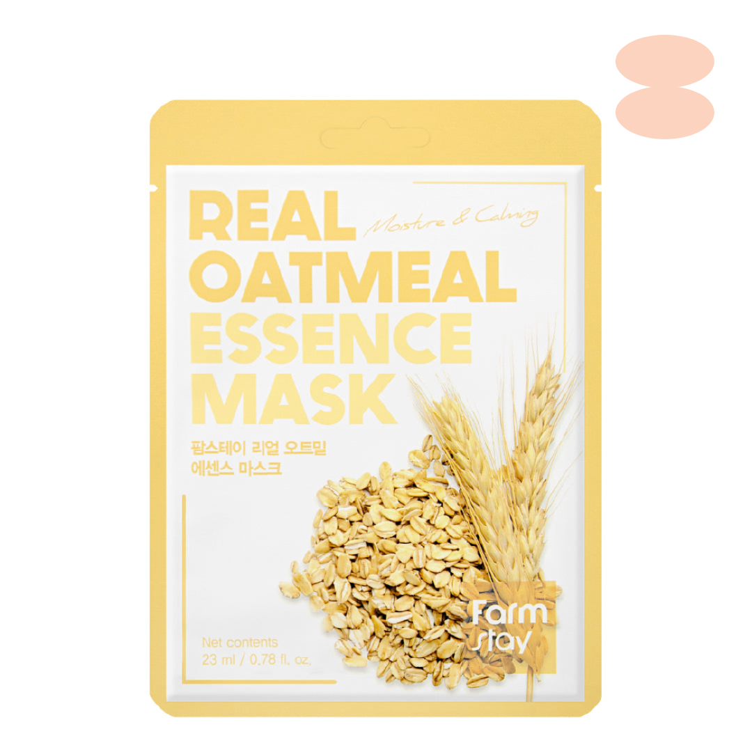 Farmstay Real Oatmeal Essence Mask (1EA)