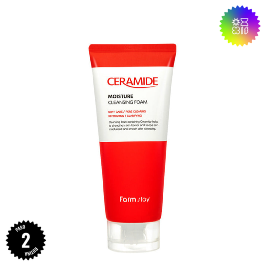 Farmstay Ceramide Moisture Cleansing Foam