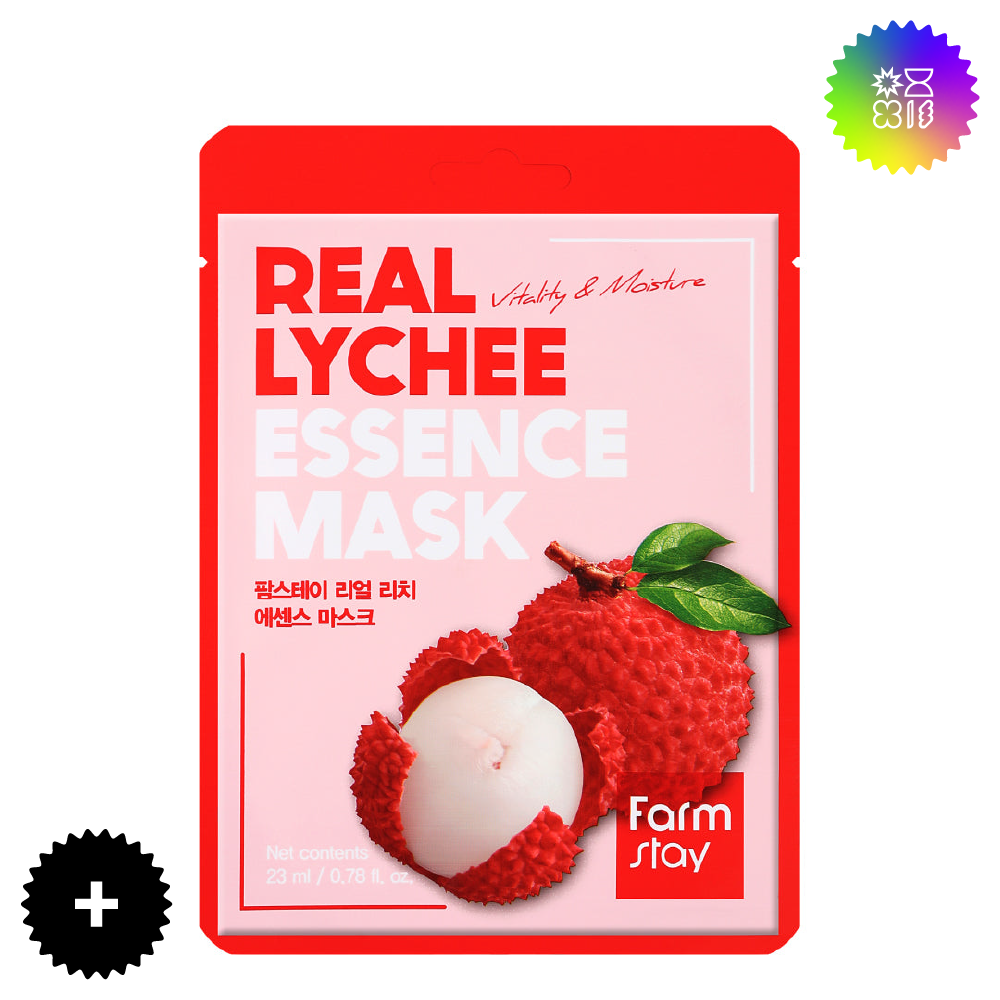 Farmstay Real Lychee Essence Mask (1EA)