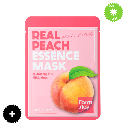 Farmstay Real Peach Essence Mask (1EA)